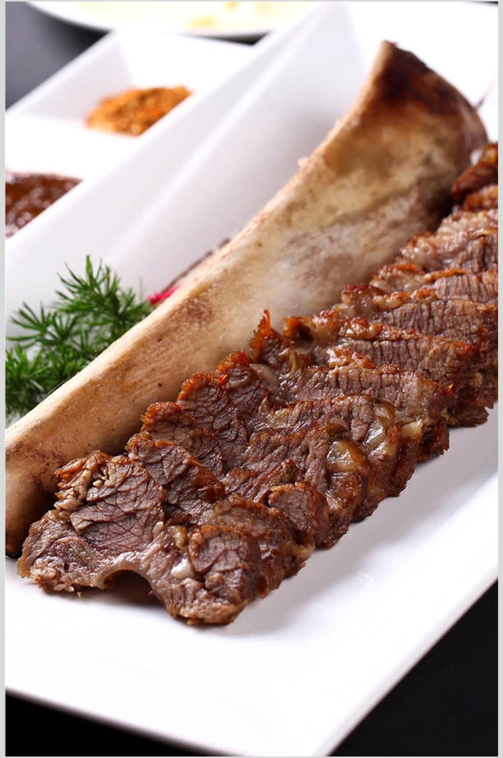 牛肋骨食物摄影图片素材