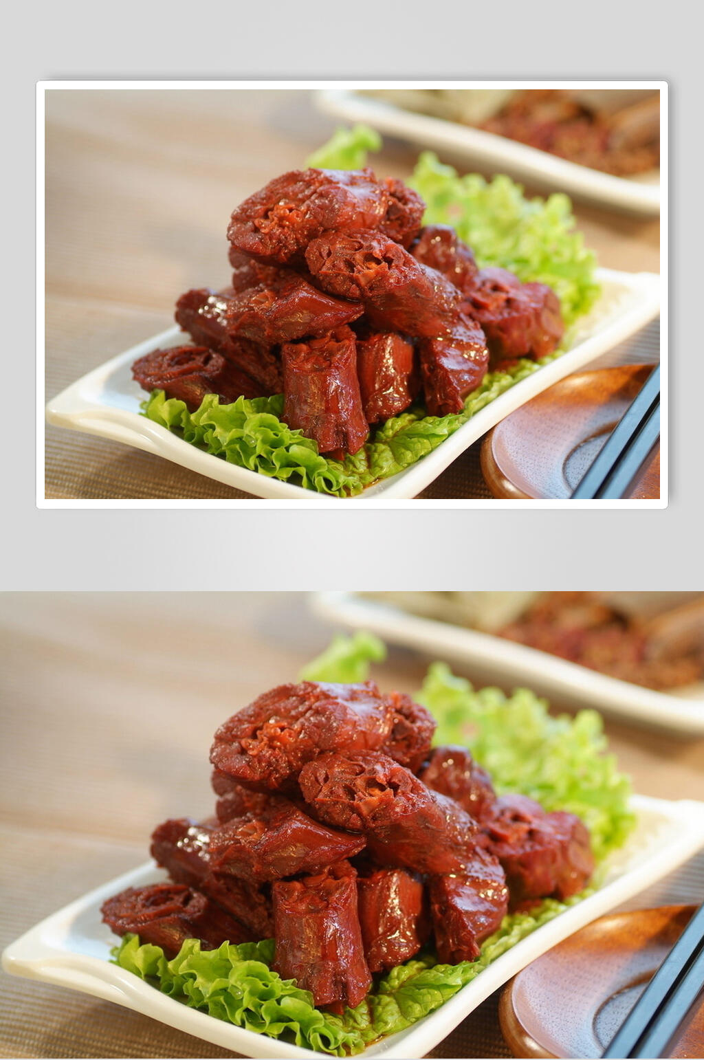 正宗美味鸭脖鸭舌鸭头食物摄影图片素材
