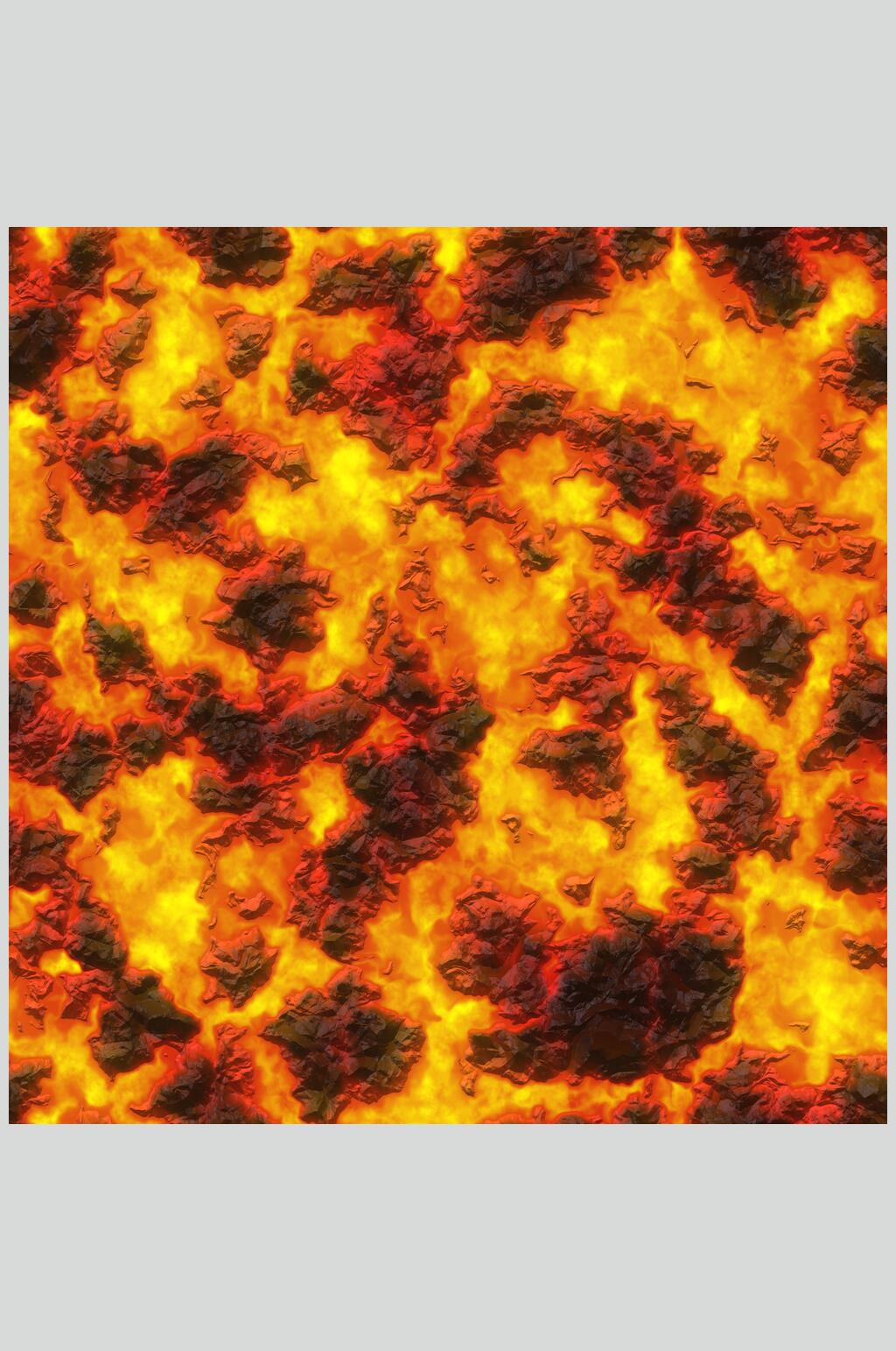 自然火山火焰熔岩图片素材