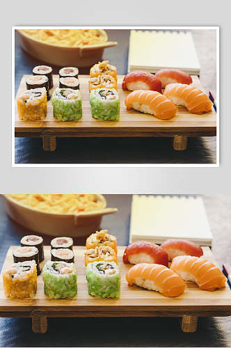 清新美味日料寿司餐饮高清图片
