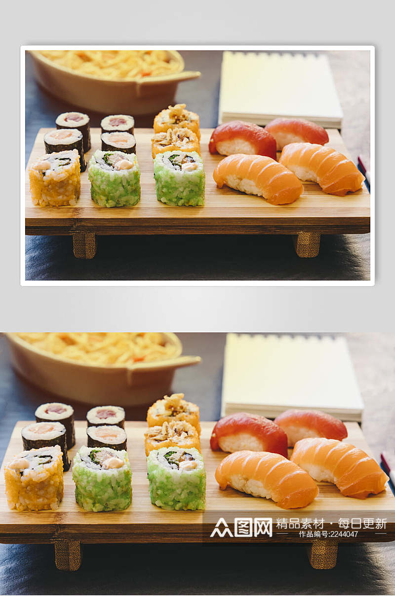 清新美味日料寿司餐饮高清图片素材