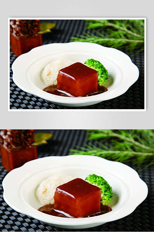南朱东坡肉焖饭高清图片