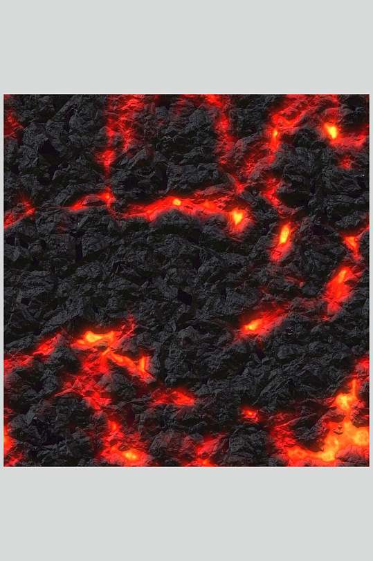 火山红色火焰熔岩图片