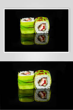 芥末寿司餐饮食品图片