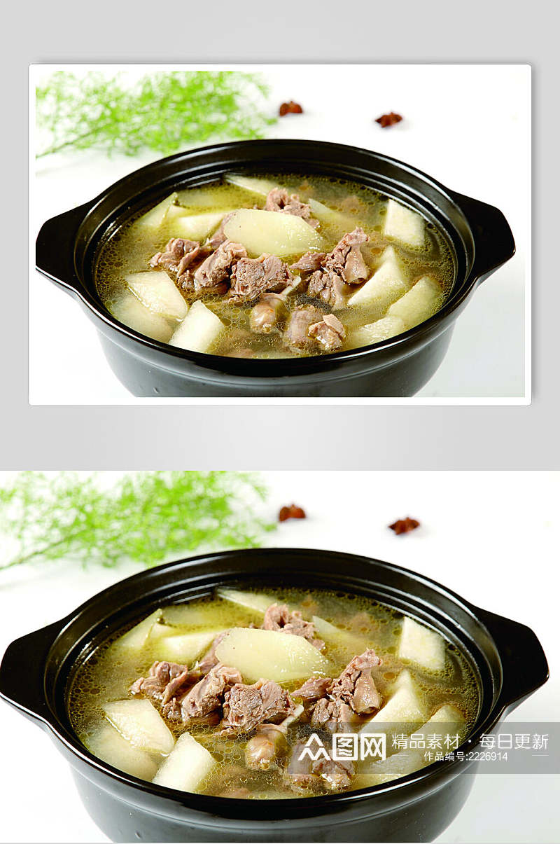 冬瓜老鸭汤食品图片素材