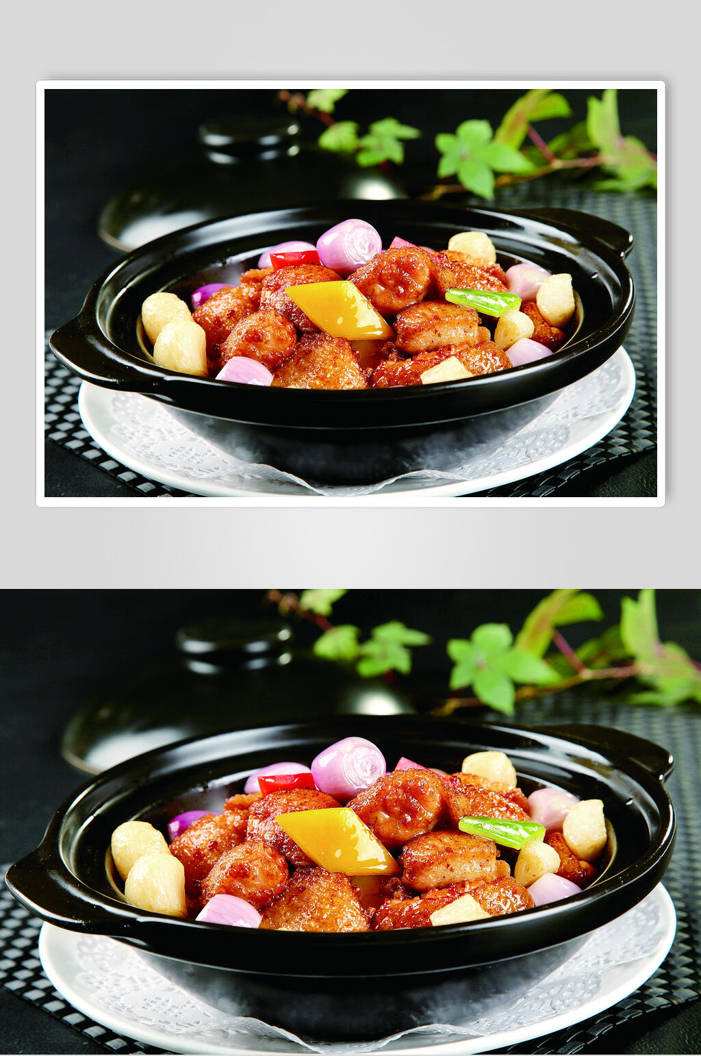 红葱豆豉文翅中食物摄影图片素材
