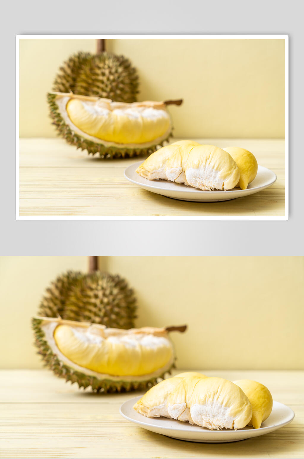 榴莲水果食物实拍图片素材
