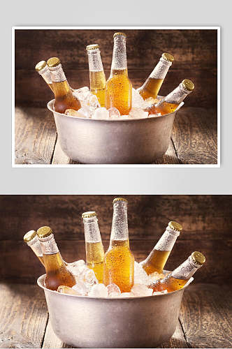 超清酒管喝酒啤酒摄影图