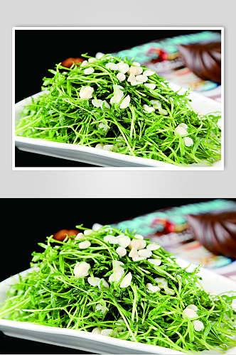 杏仁鲜草尖食物摄影图片
