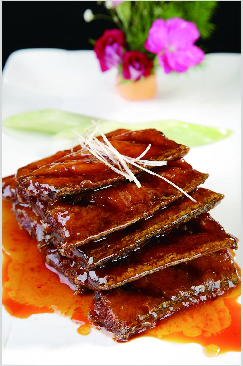 特色烧带鱼食物摄影图片素材