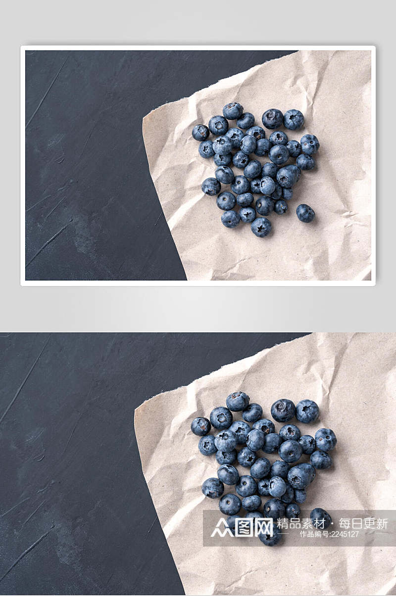 蓝莓水果高清图片素材