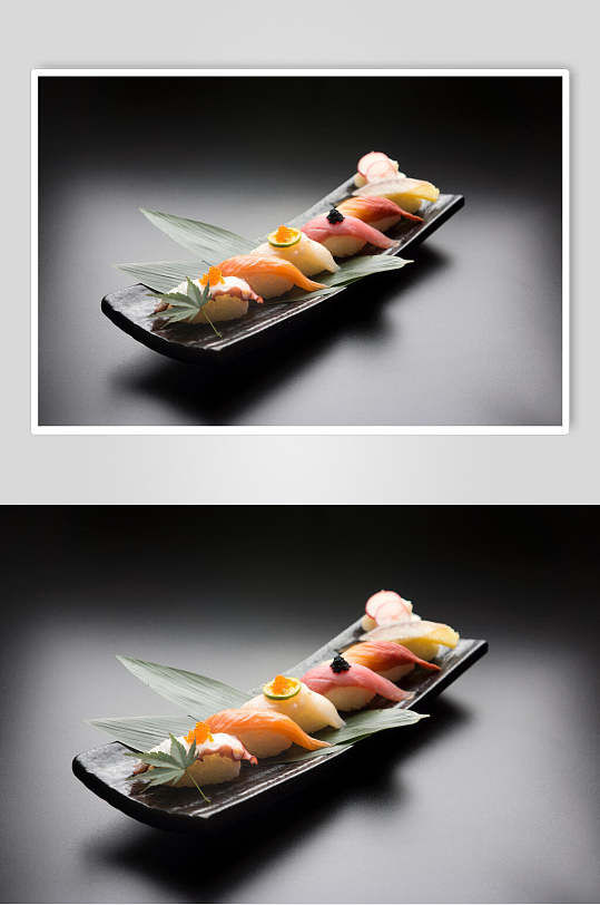 精致海鲜健康料理寿司餐饮图片