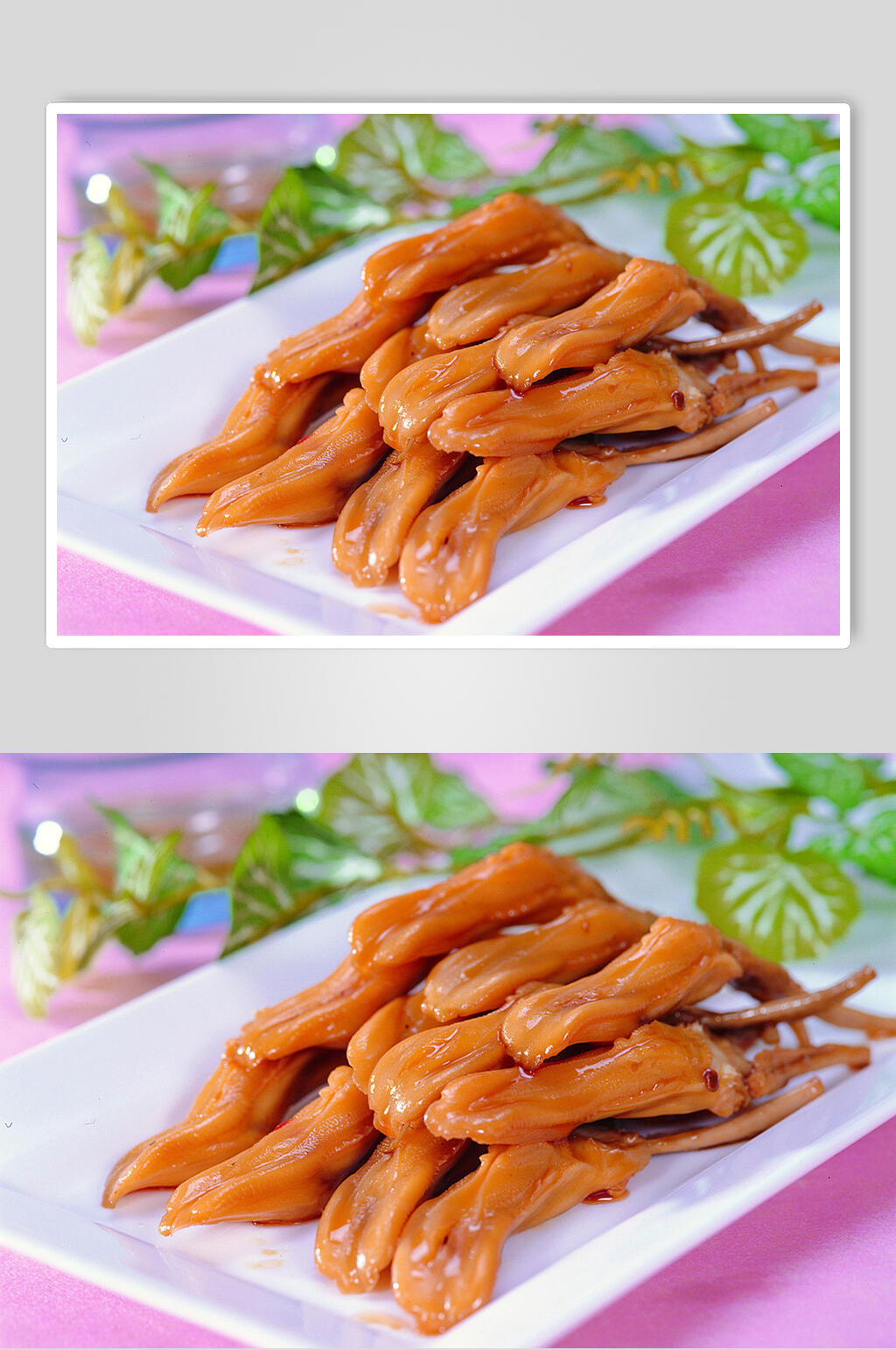 特色美味鸭脖鸭舌鸭头食物摄影图片素材