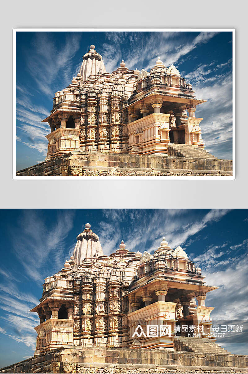 印度宗教寺庙古建筑景观摄影图素材
