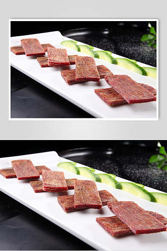 土特产牛肉干食品摄影图片