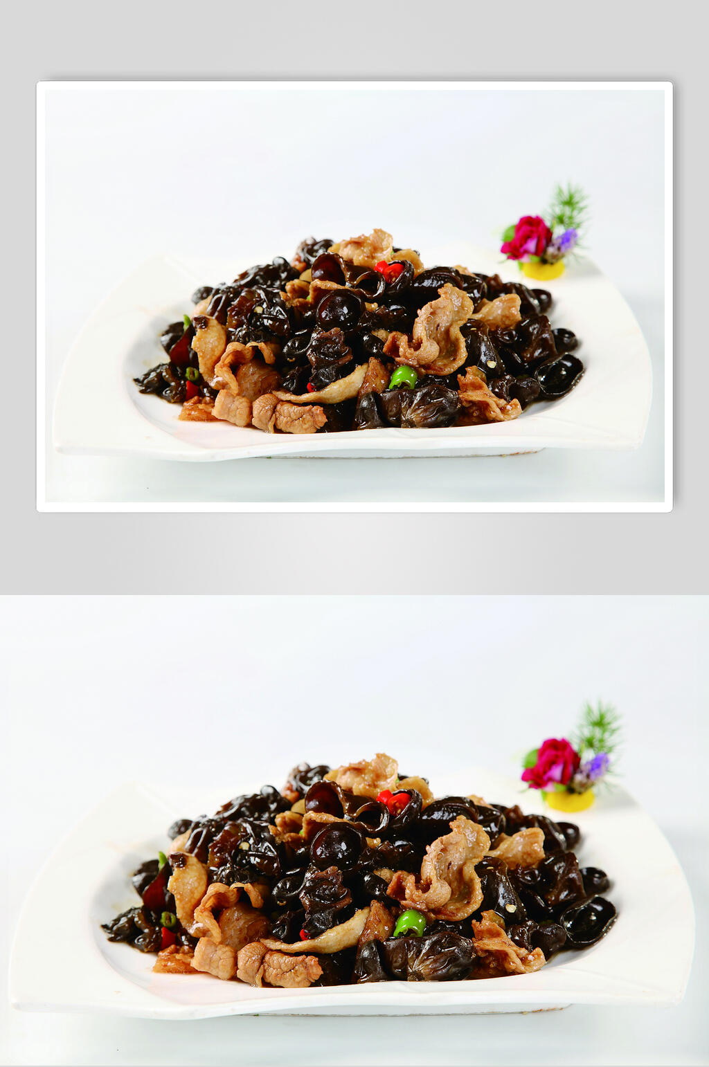 风味小炒木耳食物高清图片素材