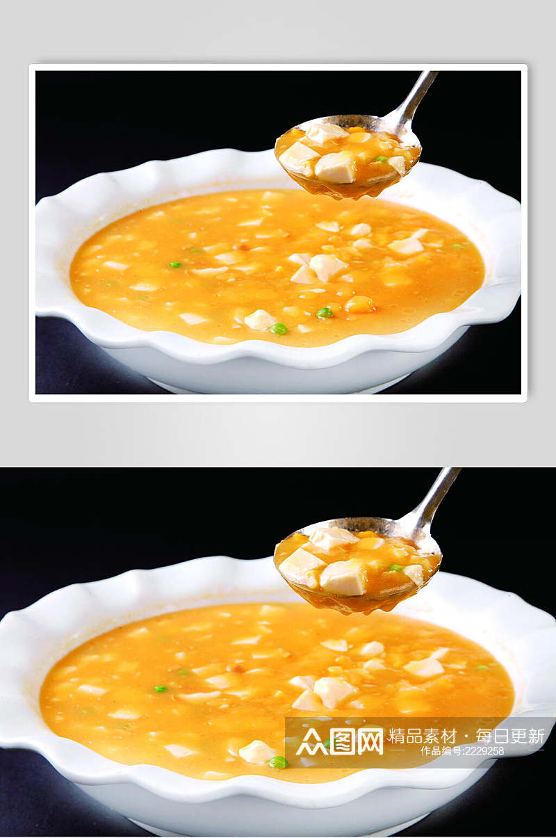 私房豆腐汤食物摄影图片素材