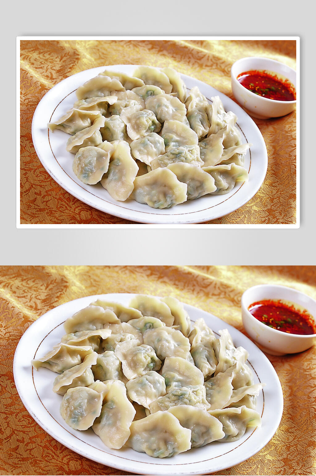 素水饺食物摄影图片