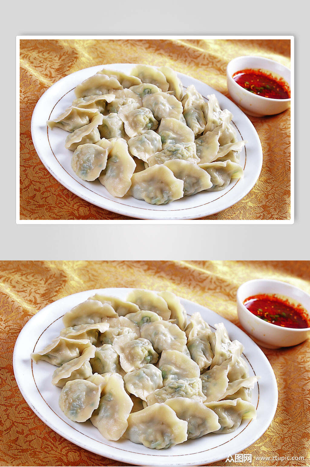 素水饺食物摄影图片素材