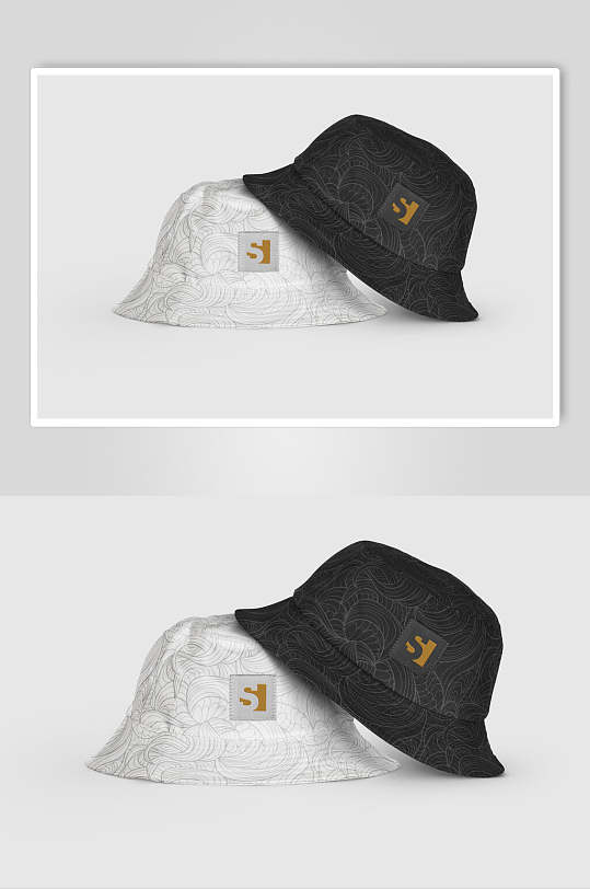 高档自然商务帽子样机