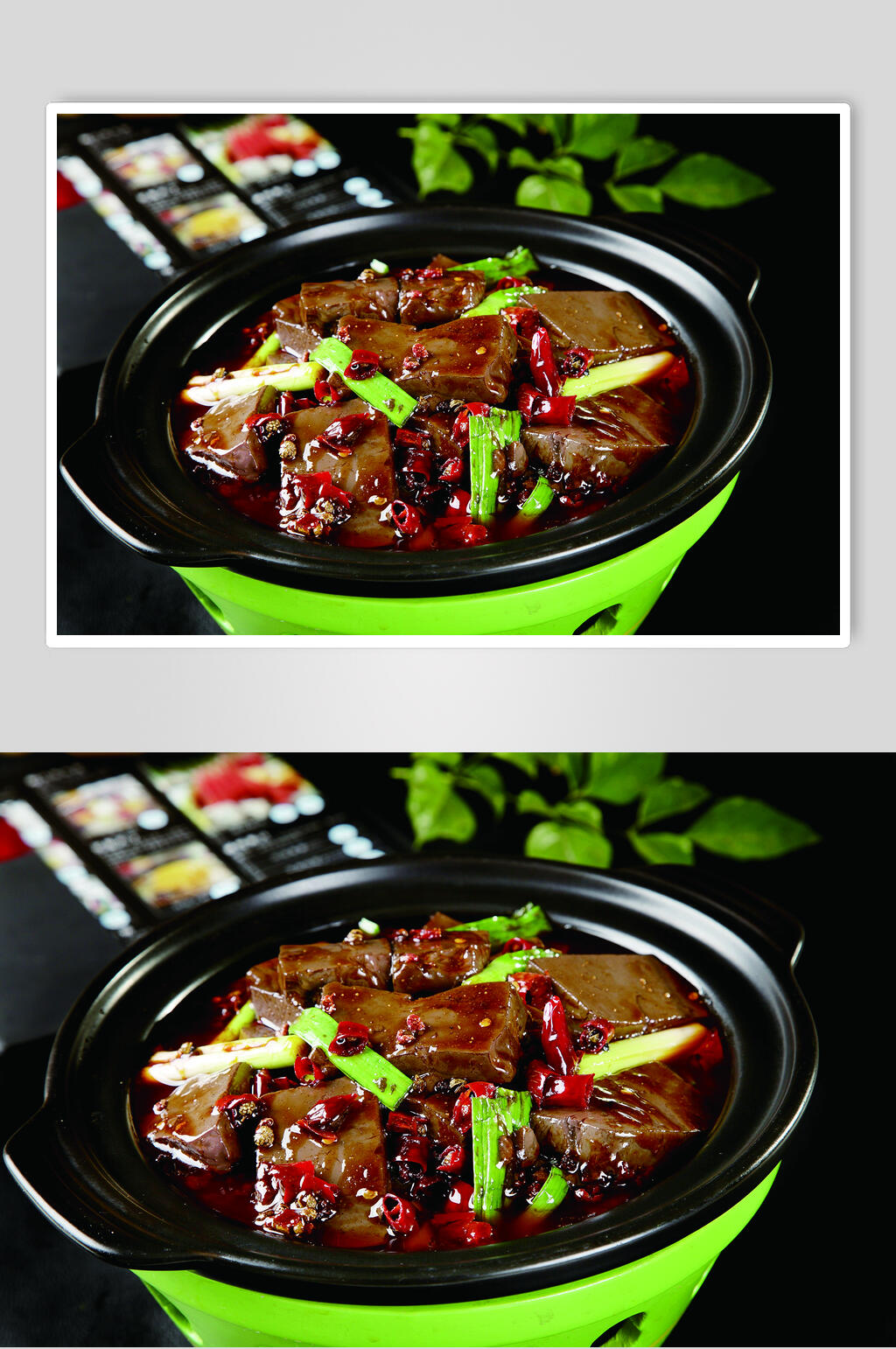 麻辣鸭血美食摄影图片素材