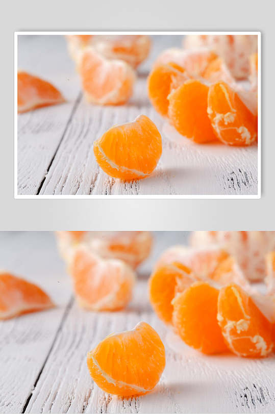 夏季橘瓣水果圖片