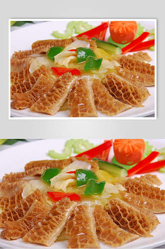 台湾酸菜炒牛肚食品图片