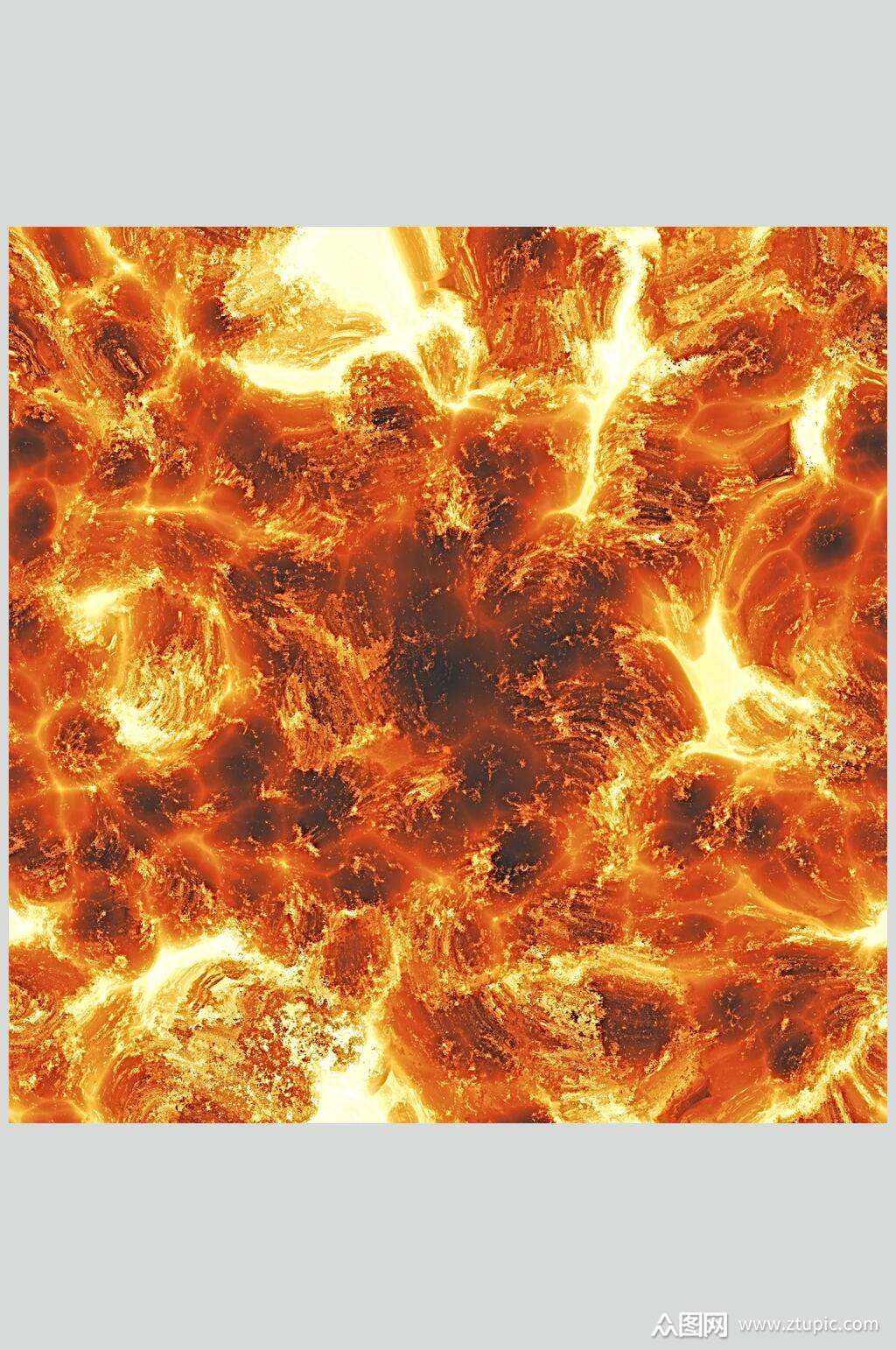 自然火山火焰熔岩图片