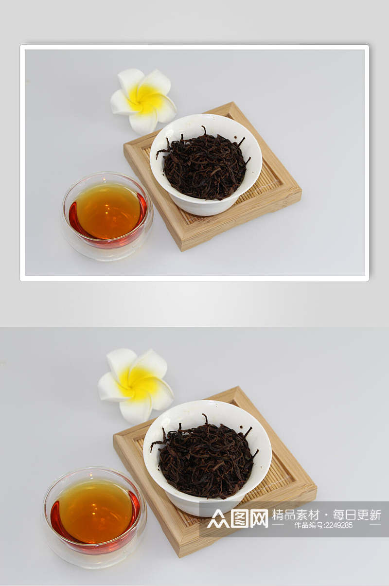 鲜花茶具泡茶食品图片素材