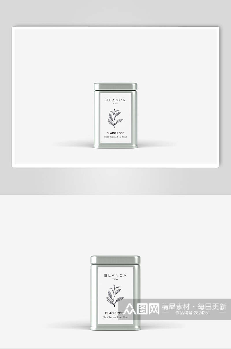 茶叶包装品牌贴图样机素材