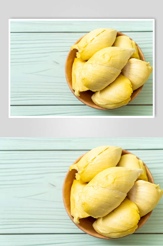 榴莲肉水果食品摄影图片