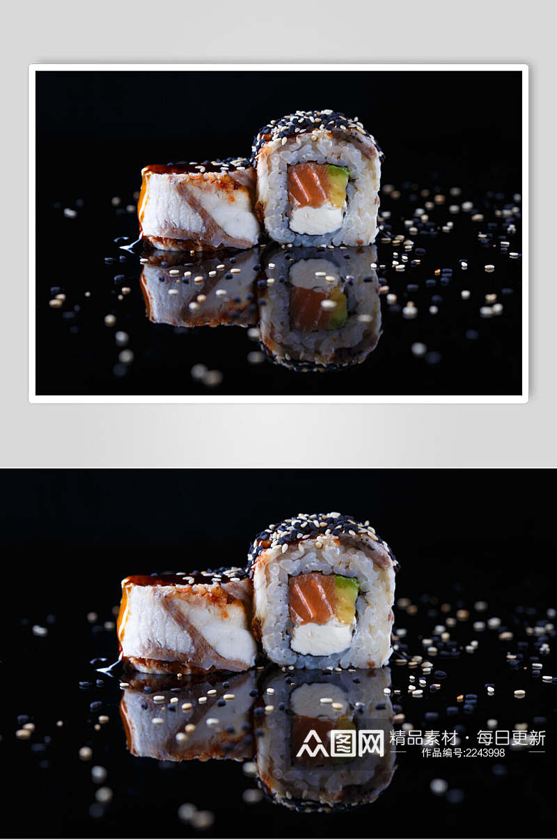 酱油日料寿司餐饮高清图片素材
