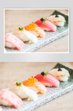 特色海鲜寿司食品图片