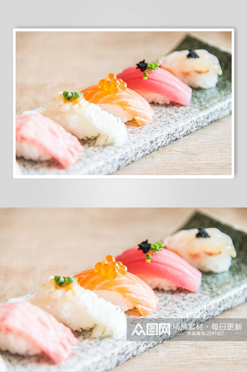 特色海鲜寿司食品图片素材