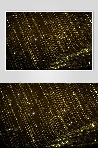 流苏时尚金色粒子素材图片