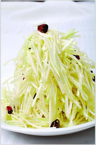 生炝葫芦丝食物摄影图片