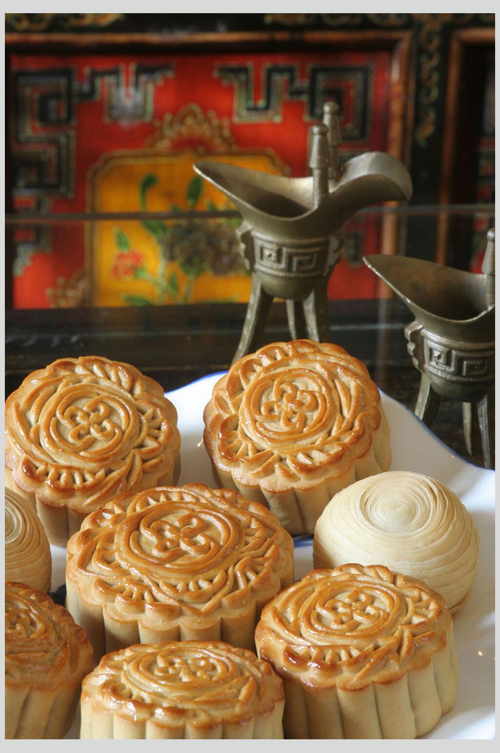 特色月饼食品高清图片素材