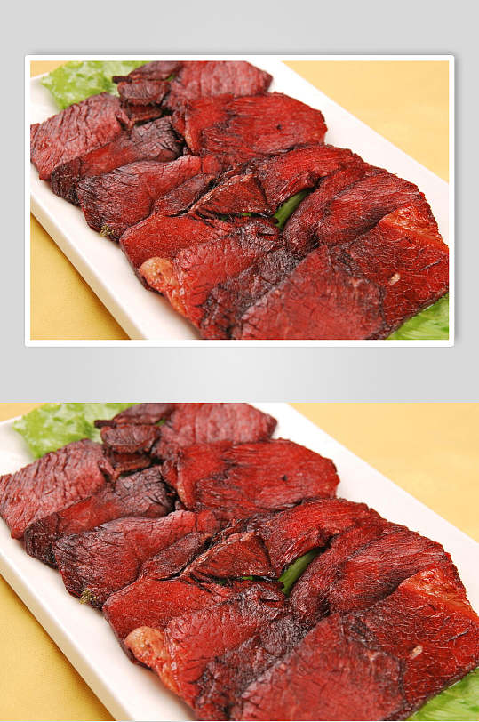 手撕牛肉食品图片