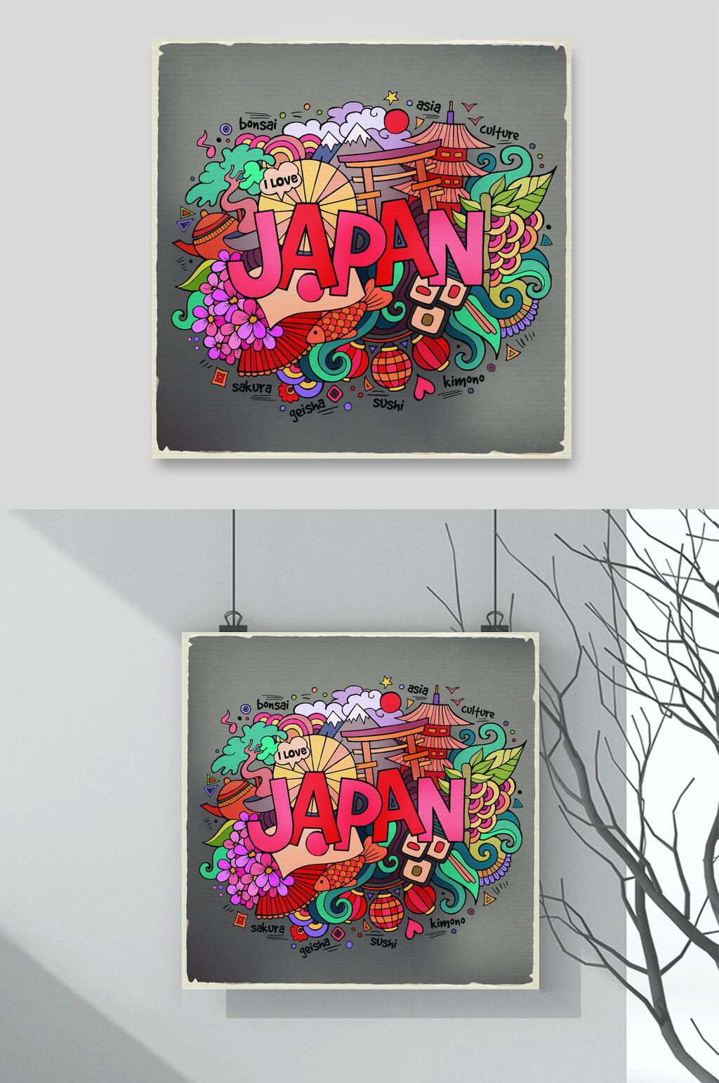 日本文化元素素材