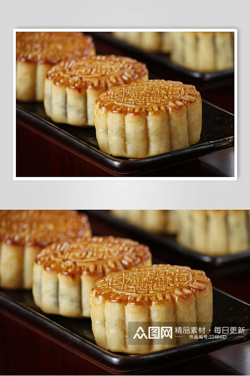 中华美食中秋月饼食品摄影图片素材