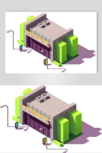 房子城市建筑素材