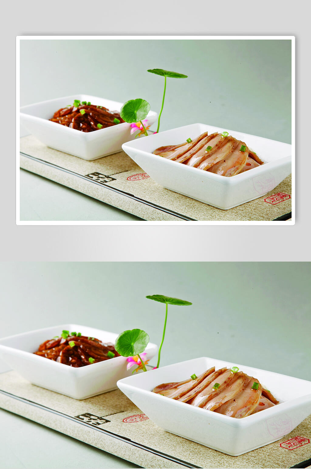 滋补双拼食物摄影图片素材