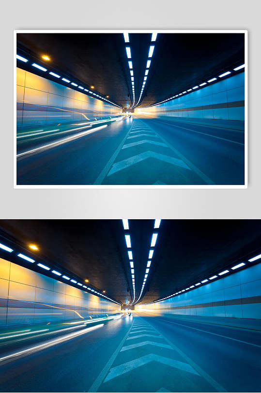 时尚高端隧道公路马路图片