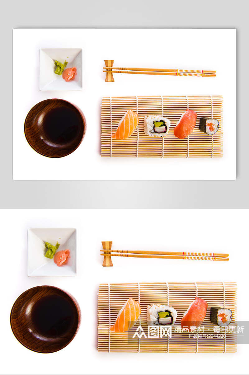 日式寿司餐饮摄影图片素材