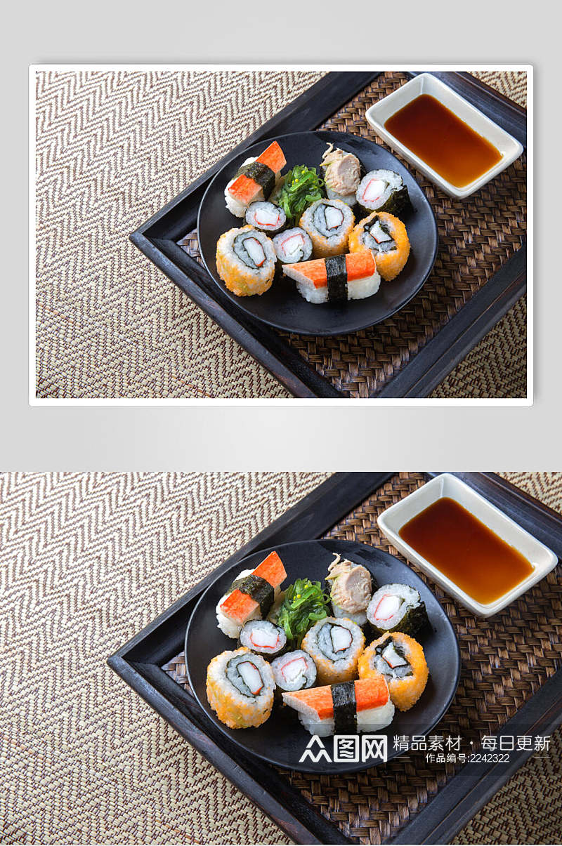 极简料理寿司餐饮图片素材