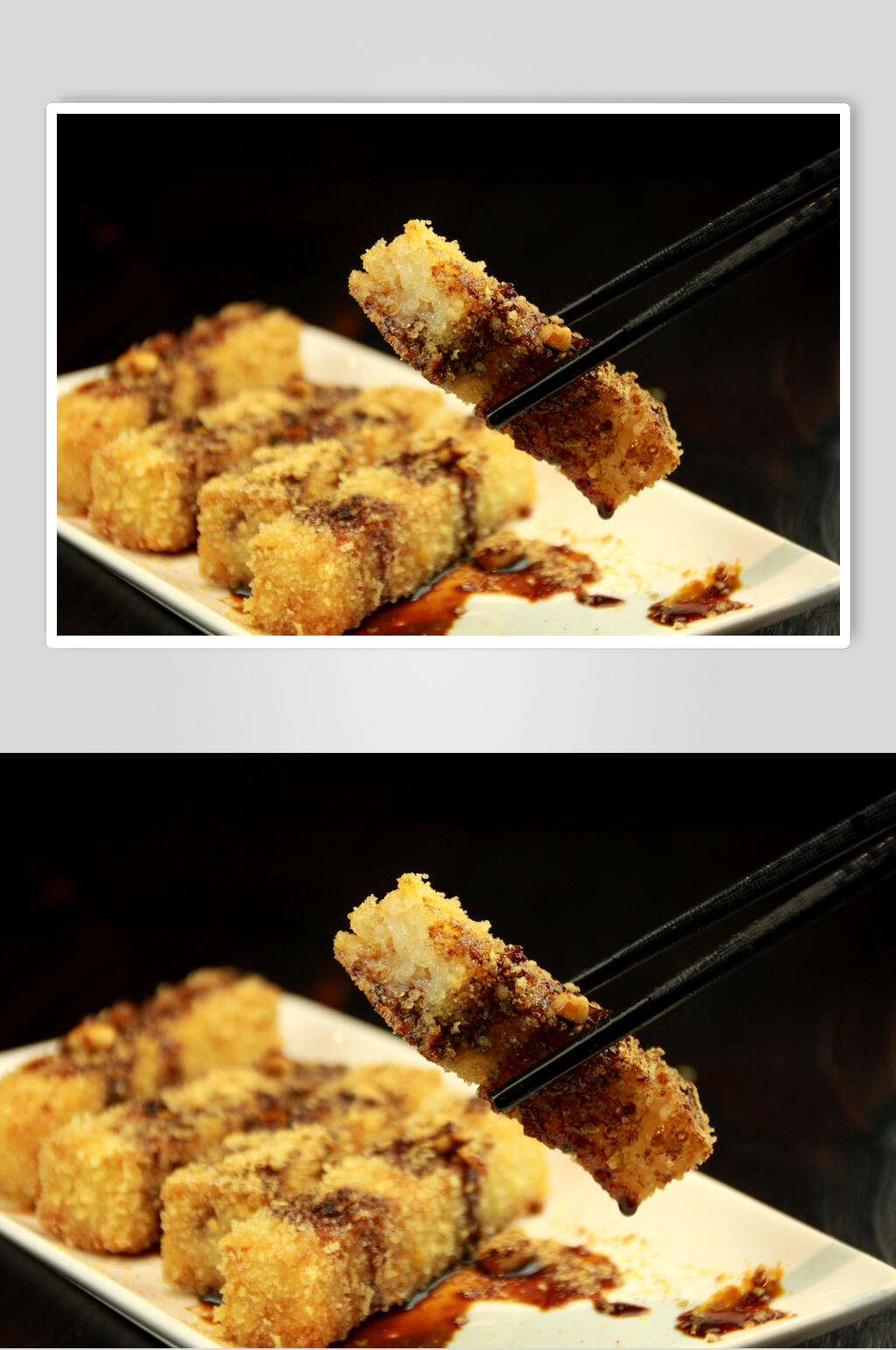 招牌美味糯米糍粑食物图片素材