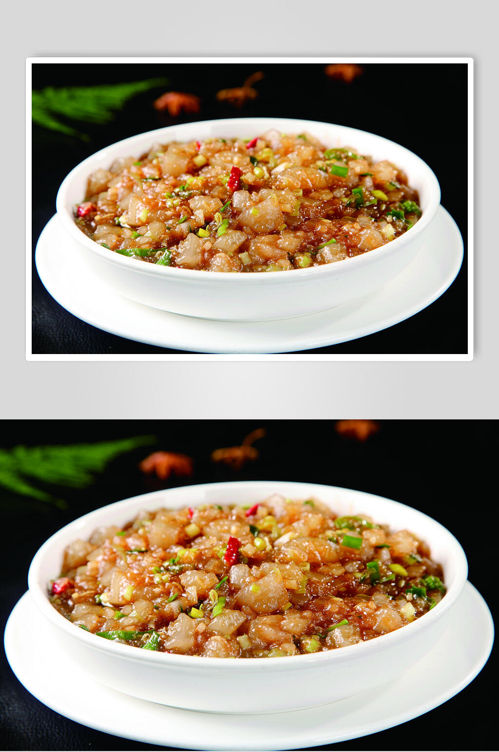 炒凉粉食物摄影图片素材