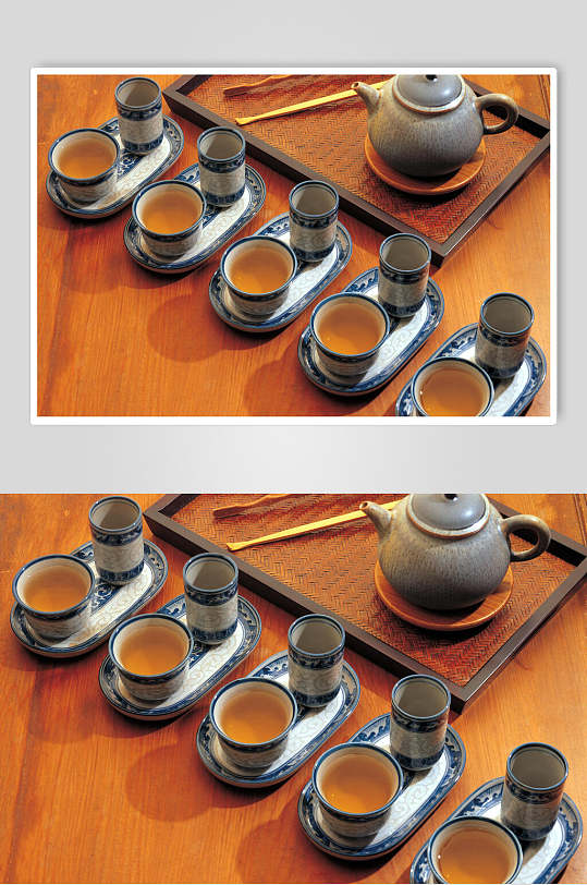 中式茶文化茶具泡茶食品图片