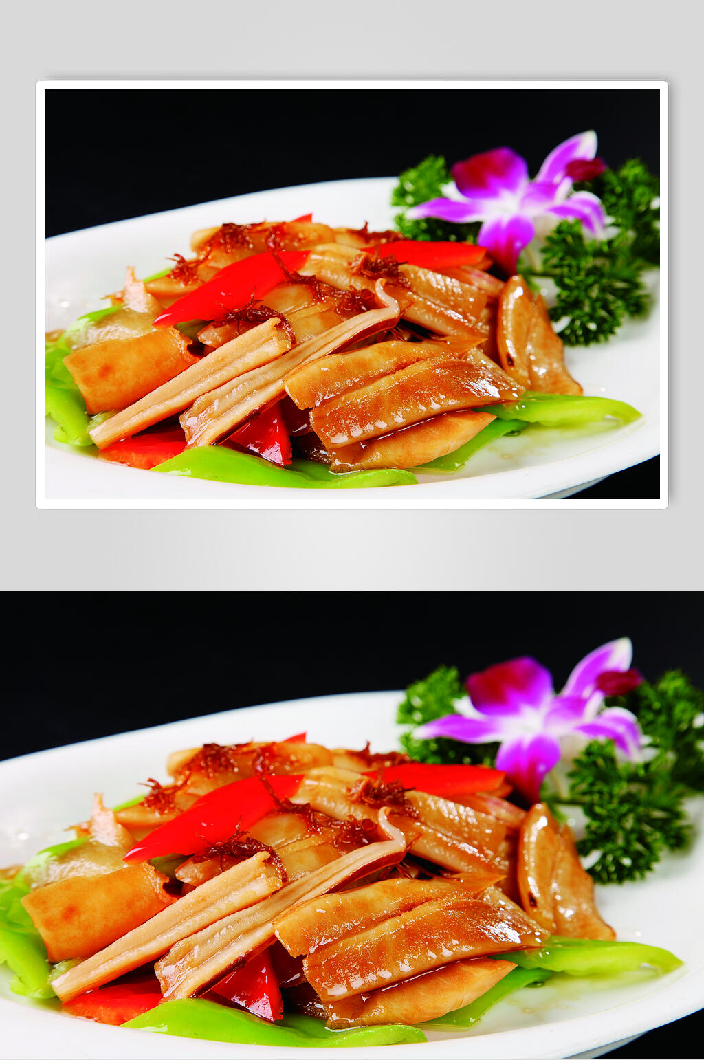 XO酱爆鱿鱼美食摄影图片素材