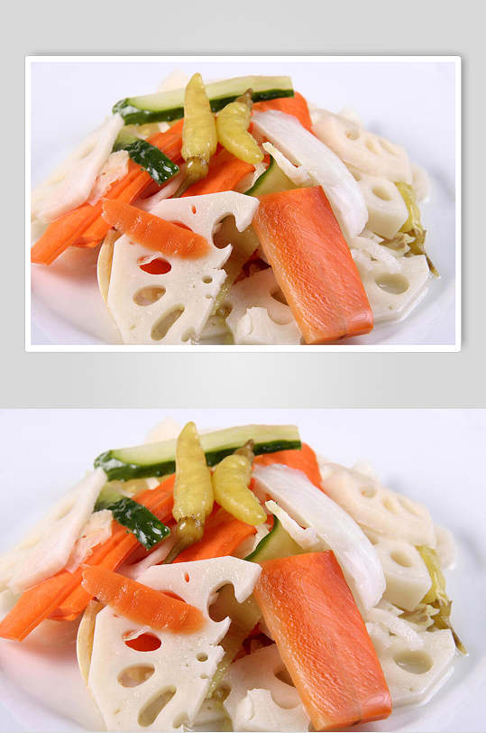 凉拌菜泡菜食品高清图片